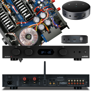 Audiolab 6000A Zintegrowany wzmacniacz + WiiM Mini Streamer Wi-Fi Hi-RES