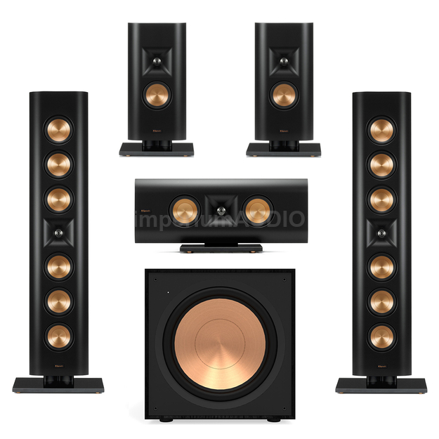 KLIPSCH RP-640D RP-240D RP-140D R-121SW Zestaw kolumn naściennych On-Wall 5.1