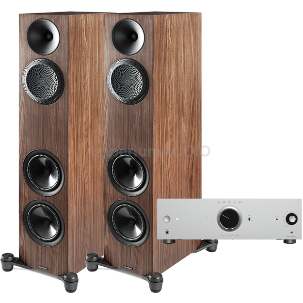 Paradigm PREMIER 720F v2 + Onkyo Icon A-50 Silver Zintegrowany wzmacniacz stereo
