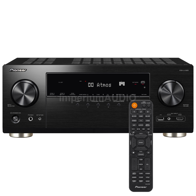 PIONEER VSX-LX305 DAB Amplituner 9.2 8K HDR ATMOS Wi-Fi IMAX