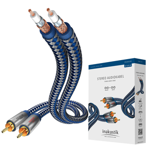 Inakustik Premium II Audio Wysokiej jakości kabel audio 2x RCA - 2x RCA 1,5m