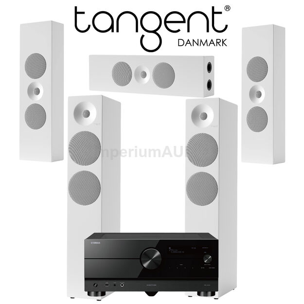 Tangent Spectrum II X6 x2 + XLCR x3 + YAMAHA RX-A4A Zestaw kina 5.0