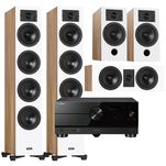 Indiana Line DIVA 6 + 3 + 7 + YAMAHA RX-A4A Zestaw kolumn kina 5.0 - 2