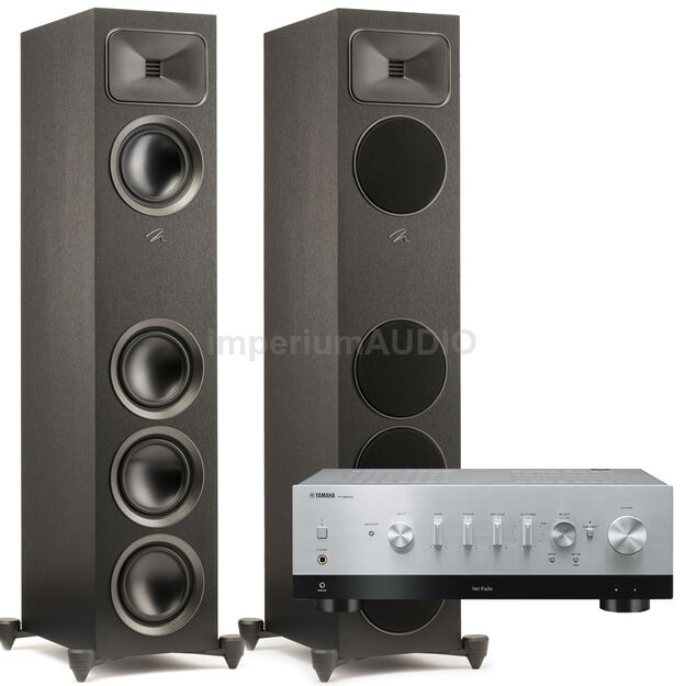MARTIN LOGAN FOUNDATION F1 Gen2 Folded Motion S + Yamaha R-N800A MusicCast Tidal Wi-Fi