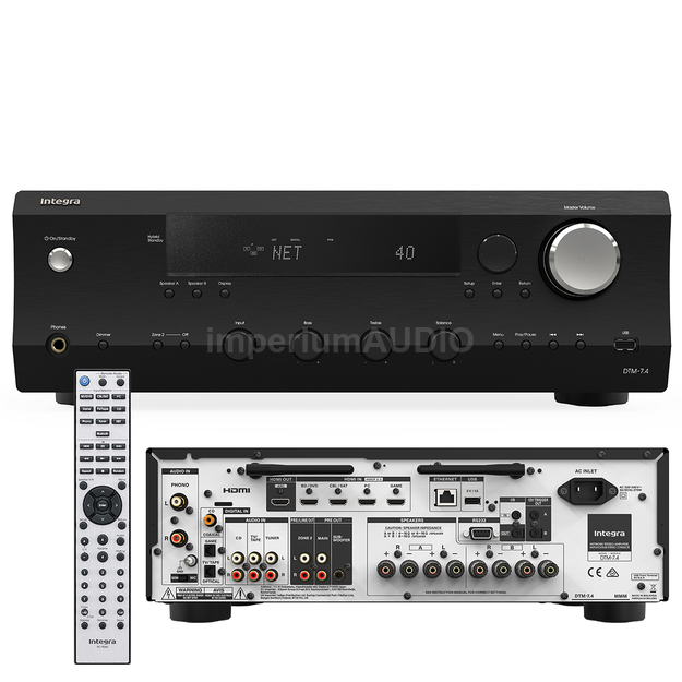 INTEGRA DTM-7.4 STREFOWY SIECIOWY WZMACNIACZ STEREO Z HDMI