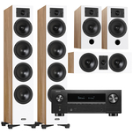 Indiana Line DIVA 6 + 3 + 7 + Denon AVC-X3800H Zestaw kolumn kina 5.0 - 2