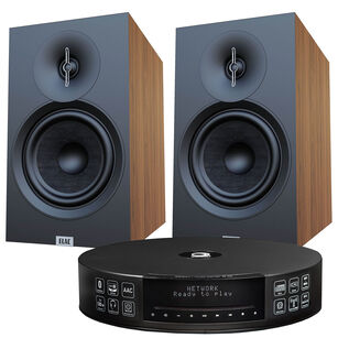 ELAC Debut 3.0 B6.3 Kolumna podstawkowa + Elipson Music Center Connect HD Amplituner all-in-one Streamer CD Wi-Fi Tidal Spotify