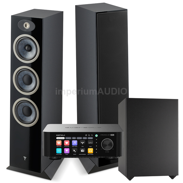 FOCAL THEVA N°3 + Indiana Line Basso 880 + EverSolo PLAY ALL-IN-ONE