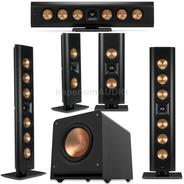 KLIPSCH RP-640D RP-240D + RP-1200SW Zestaw kolumn naściennych On-Wall 5.1