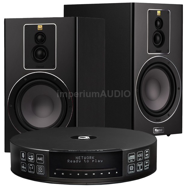 Magnat Signature 603 + Elipson Music Center Connect HD Amplituner all-in-one Streamer CD Wi-Fi Tidal Spotify