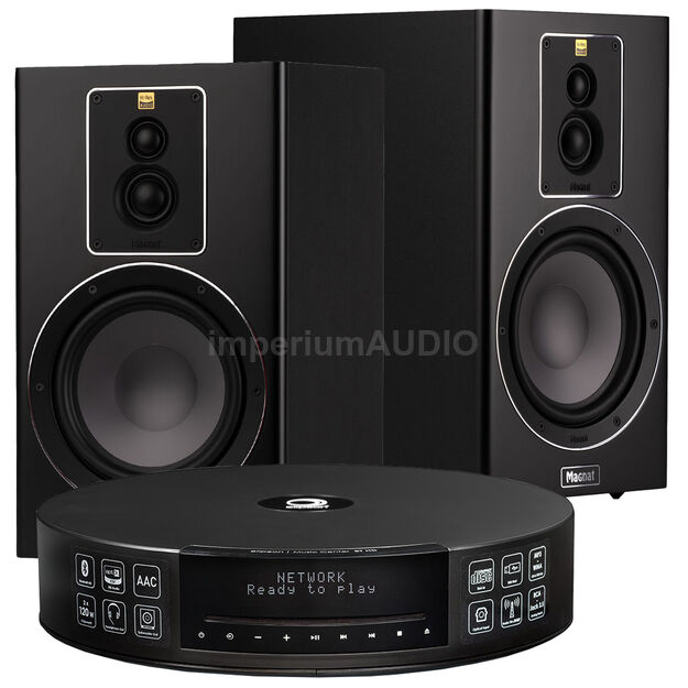 Magnat Signature 603 + Elipson Music Center Connect HD Amplituner all-in-one Streamer CD Wi-Fi Tidal Spotify