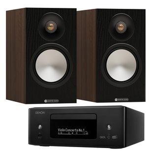 MONITOR AUDIO Bronze 50 7G + Denon RCD-N12 DAB Sieciowy Amplituner Stereo z CD Wi-Fi HEOS HDMI DAB/FM AirPlay 2