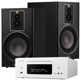Magnat Signature 603 + Denon RCD-N12 DAB Sieciowy Amplituner Stereo z CD Wi-Fi HEOS HDMI DAB/FM AirPlay 2