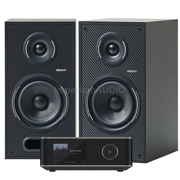 Elipson Horus 6B + WiiM Amp Ultra Zintegrowany wzmacniacz sieciowy 2x 100W