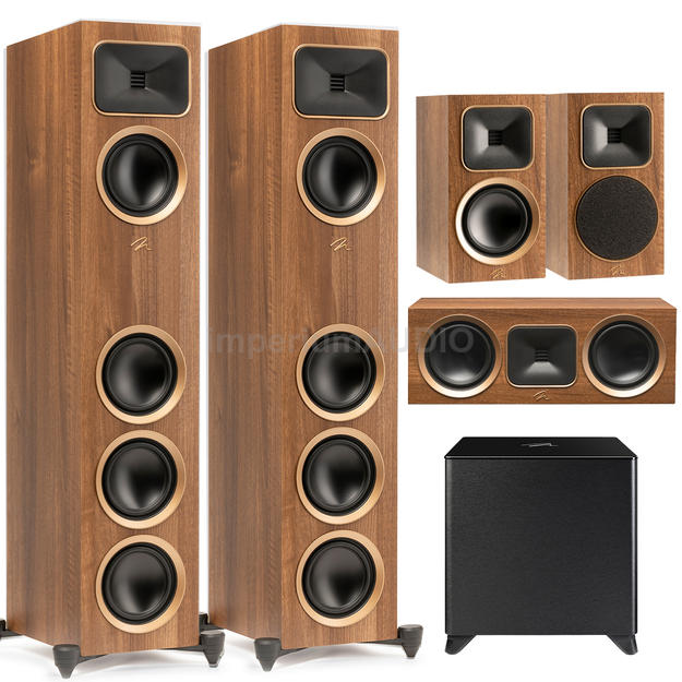 MARTIN LOGAN FOUNDATION F2 + B2 + C1 + Subwoofer Dynamo 12 Zestaw kina domowego 5.1