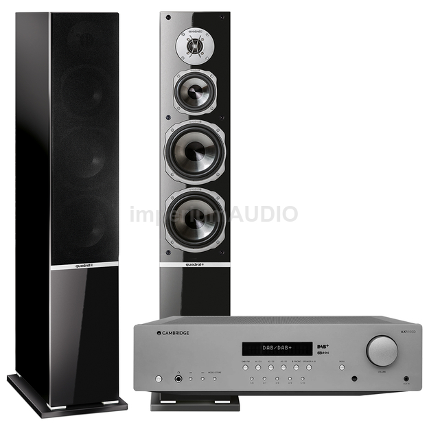 Quadral Argentum 590 + Cambridge Audio AXR100