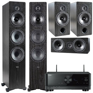 Indiana Line Tesi 661 261 761 Zestaw kolumn 5.0 + YAMAHA RX-V4A Sieciowy amplituner kina 5.2