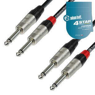 ADAM HALL K4TPP KABEL AUDIO 2x JACK - 2x JACK 0.9m