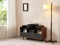 Norstone OSLO VINYL 1200 Szafka HIFI RTV na płyty winylowe - 7