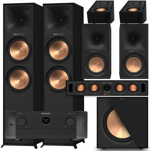 KLIPSCH R-800F + R-60M + R-30C + R-40SA R-121SW + Marantz Cinema 50