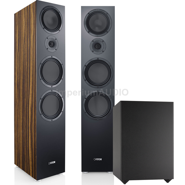 Canton GLE 90 S2 Makassar + Indiana Line Basso 880 Zestaw 2.1