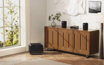 WiiM Sound Black Inteligentny głośnik 100 W AI RoomFit 1,8″ LCD Wi-Fi 6E TIDAL Spotify - 9