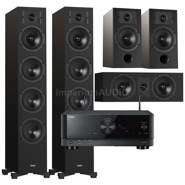 Indiana Line DIVA 6 + 3 + 7 + YAMAHA RX-V6A Zestaw kolumn kina 5.0