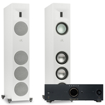 MARTIN LOGAN Motion Reimagined XT F100 Kolumny podłogowe + Onkyo Icon A-50 Black Wzmacniacz stereo - 3