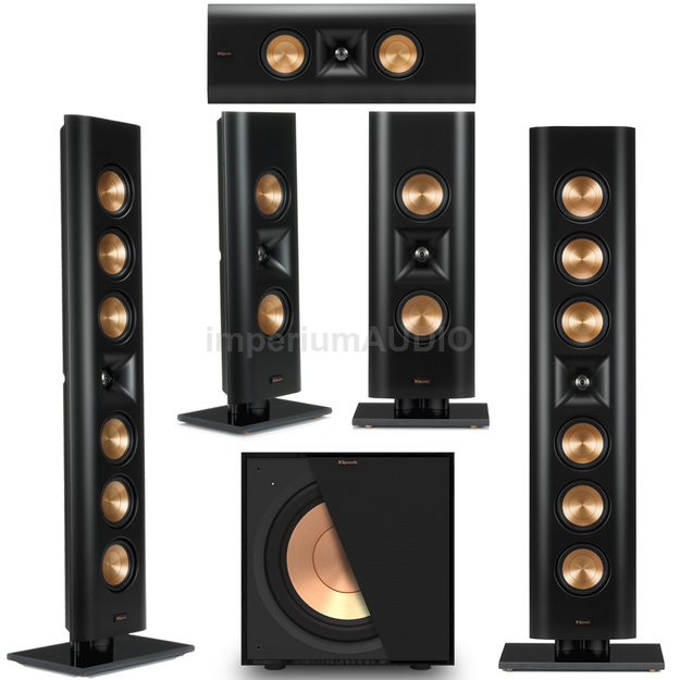KLIPSCH RP-640D + RP-240D + R-121SW Zestaw kolumn naściennych On-Wall 5.1