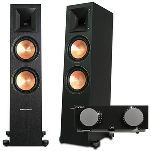 Audiosymptom i8 Copper black + Cyrus ONE Zintegrowany wzmacniacz