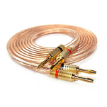 Norstone Cable CL250 OFC 2x2,5mm² Transparent Kabel głośnikowy z wtykami banan - 4