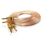 Norstone Cable CL250 OFC 2x2,5mm² Transparent Kabel głośnikowy z wtykami banan - 2