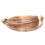 Norstone Cable CL250 OFC 2x2,5mm² Transparent Kabel głośnikowy z wtykami banan - 5