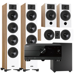 Indiana Line DIVA 6 + 3 + 7 + Basso 880 + YAMAHA RX-A4A Zestaw kolumn kina 5.1 - 2