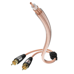 Inakustik Star II Audio Y-Sub Kabel do subwoofera TYP Y 2xRCA-1xRCA 2m - 3