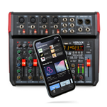 LD SYSTEMS ICOA 15A i 15A BT Zestaw kolumn aktywnych + statywy + Vonyx VM-KG08 Mikser 8-kanałowy - 26
