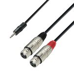 ADAM HALL K3YWFF KABEL AUDIO 2x XLR - JACK 1m - 2