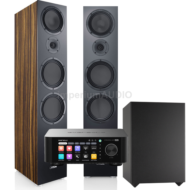 Canton GLE 90 S2 Makassar + Indiana Line Basso 880 + EverSolo PLAY ALL-IN-ONE