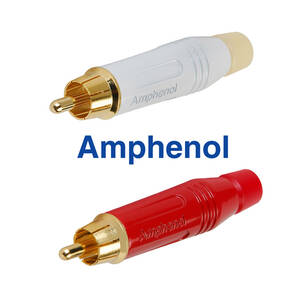 AMPHENOL ACPR-RED + ACPR-WHT WTYK RCA CINCH