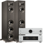 MARTIN LOGAN FOUNDATION F2 Gen2 Folded Motion S Black + Onkyo Icon M-80 + P-80 Końcówka mocy i przedwzmacniacz 2x150W - 2