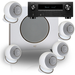 Cabasse EOLE 4 Zestaw kolumn 5.1 + DENON AVR-X2800H 7.2 8K Ultra HD, HEOS - 2