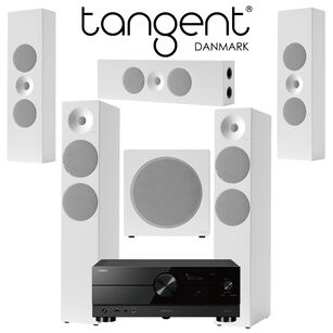 Tangent Spectrum II X6 x2 + XLCR x3 +  XSW8 + YAMAHA RX-A2A Zestaw kina 5.1