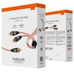 Inakustik Star II Audio Y-Sub Kabel do subwoofera TYP Y 2xRCA-1xRCA 3m - 6