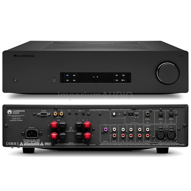 Cambridge Audio CXA81 MKII Black 2026 Zintegrowany wzmacniacz stereo Klasa AB