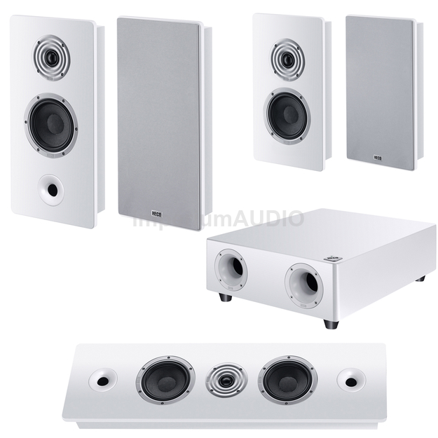 HECO Ambient Line 44F 22F 11F 88F SUB ON-WALL Zestaw Kina domowego 5.1