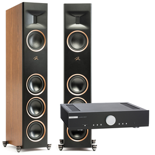 MARTIN LOGAN Motion Reimagined XT F100 Kolumny podłogowe + Musical Fidelity M5si