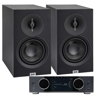 ELAC Debut 3.0 B6.3 Kolumny podstawkowe + ONKYO Muse Y-40 Wzmacniacz All-in-One Axign HDMI ARC