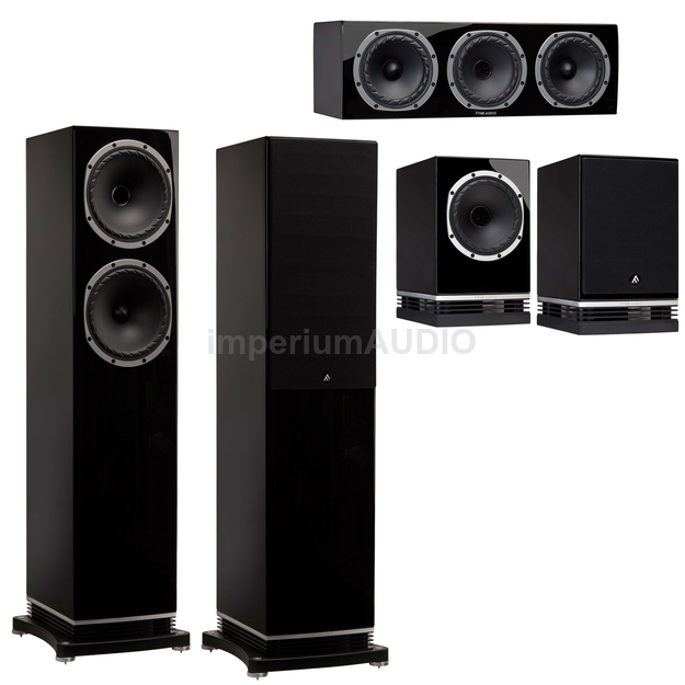 FYNE AUDIO F502 + F500 + F500C Zestaw kolumn 5.0 GLOSS