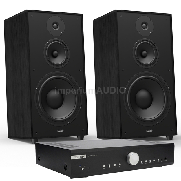 Indiana Line Utah 5 Kolumny podłogowe vintage + Musical Fidelity B1xi Zintegrowany wzmacniacz stereo EISA