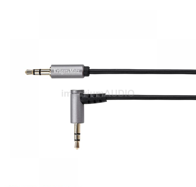 Kruger&Matz Kabel audio Jack - Jack kąt 1.8m